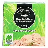 Striped tuna fillet in organic olive oil FISH4EVER, 160 g