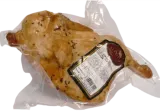 Hot smoked, boiled broiler chicken half, I r., 1 kg