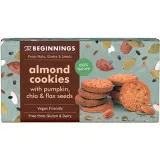 Almond cookies with pumpkin, chia and flax seeds THE BEGINNINGS, 80 g