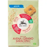 Organic cookies with oats and buckwheat ALCE NERO, 250 g