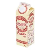 Semi-skimmed Rokiškio milk HOMEMADE, 2,5% fat, 1 l
