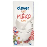 Молоко Uat CLEVER, 3,5% жира, 1 л
