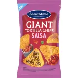 Giant salsa flavored corn chips SANTA MARIA, 160g