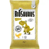 Organic baked corn chips with cheese spices BIOSAURUS, 50 g