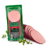 Hot smoked pressed salami