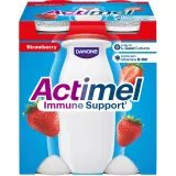 Strawberry flavored yogurt ACTIMEL, 4x100 g
