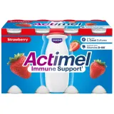 Strawberry flavored yogurt ACTIMEL, 8x100 g