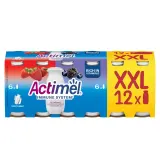 Various flavored yogurt ACTIMEL, 12x100 g