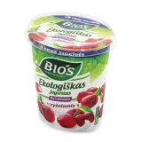 Organic yogurt lactose-free with cherries BIOS, 3.1% fat, 370 g