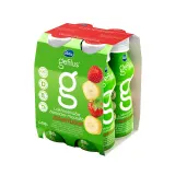 Strawberry and banana flavored drinking yogurt (lactose-free) GEFILUS, 1.1% fat, 4x100 g