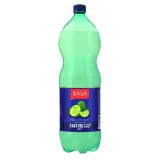 Carbonated cactus and green lime flavored drink RASA FRUIT, 2 l