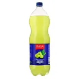 Gooseberry flavored carbonated soft drink with sugars and sweetener RASA, 2 l