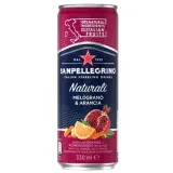 Carbonated soft drink SANPELLEGRINO MELOGRANO E ARANCIA, 330 ml