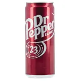 Carbonated fruit flavored drink DR.PEPPER, 330 ml