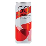 Sparkling drink grapefruit, lime and ginseng flavored GO BOTANICALS, 330 ml