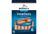 Boiled BIOVELA milk sausages, highest grade, 260 g