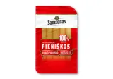 Boiled MILK sausages SAMSONAS, a. r., 310 g
