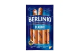 Boiled smoked pork and chicken sausages BERLINKI, II r., 250 g