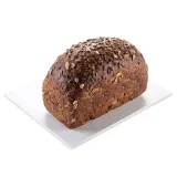 Baked black bread with seeds, 450 g