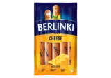 Boiled chicken sausages with cheese, BERLINKI, II grade, 250 g