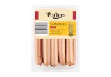 Boiled milk sausages, PORMET, I grade, 520 g