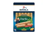 Boiled vegetable sausages with mushrooms, asparagus beans, quinoa, unclassified, 240 g