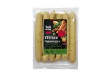 Boiled baked WELL DONE chicken sausages with cheese and Chalapa peppers, A.r., 270 g
