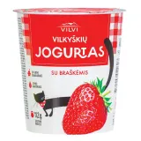 Yogurt with strawberries VILKYŠKIŲ, 3.6% fat, 350 g