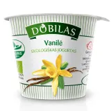 Organic yogurt with vanilla DOBILAS, 3.2% fat, 125 g