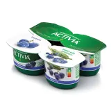 Yogurt with blueberries ACTIVIA, 2.6% fat, 480 g