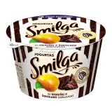 Yogurt with pear and chocolate pieces SMILGA PREMIUM, 4.5% fat, 200 g
