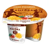 Greek yogurt AMFORA 3.1% fat with mangoes, 150 g