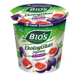 Organic lactose-free yogurt with figs BIOS, 3.1% fat, 370 g