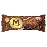 Vanilla ice cream MAGNUM ALMOND, with milk chocolate coating and almonds, 110 ml