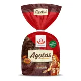 Black rye sliced bread with sunflower seeds AGOTOS, 375 g