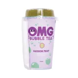Tea drink with passion fruit flavor and apple bubbles OMG, 270 ml