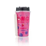 Tea drink with raspberry flavor and blueberry bubbles OMG, 270 ml