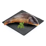 Valyti paprastieji karpiai su galva (CYPRINUS CARPIO) 