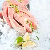 Chilled carp slices CYPRINUS CARPIO