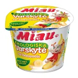 Organic curd with bananas MIAU, 6% fat, 100 g