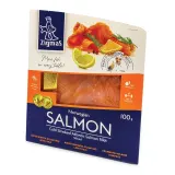Cold smoked sliced salmon fillet ZIGMAS, 100 g