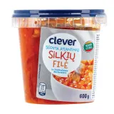 Salted herring fillet with stewed vegetables CLEVER, 600 g