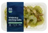 Thawed raw shrimp tails WELL DONE, butter and herb flavor, 300 g