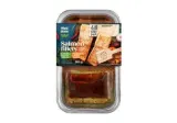 Fresh atl. salmon fillet with skin, 2 marinades. WELL DONE (L. Salmo salar), 564 g