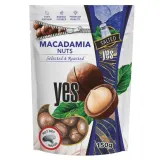 Macadamia nuts split, roasted, salted YES, 150 g