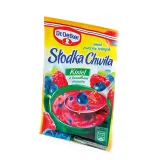 Instant forest berry flavor kissel with berry pieces