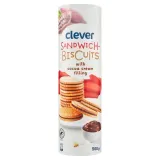 Cookies with cocoa filling CLEVER, 500 g