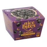 Almonds in dark chocolate NICE BITES, 130 g