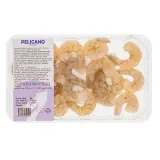 Pelicano thawed white shrimp with green butter flavor marinade, 350g, ASC (without heads, without shell, 40/50)