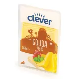 Sliced Cheese CLEVER GOUDA, 45% fat, 250 g